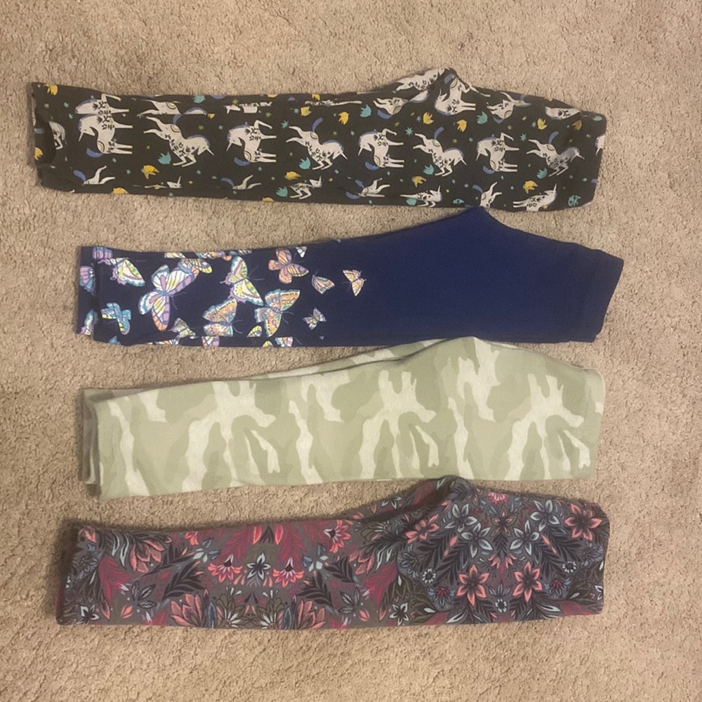 4 Pairs of Girls leggings